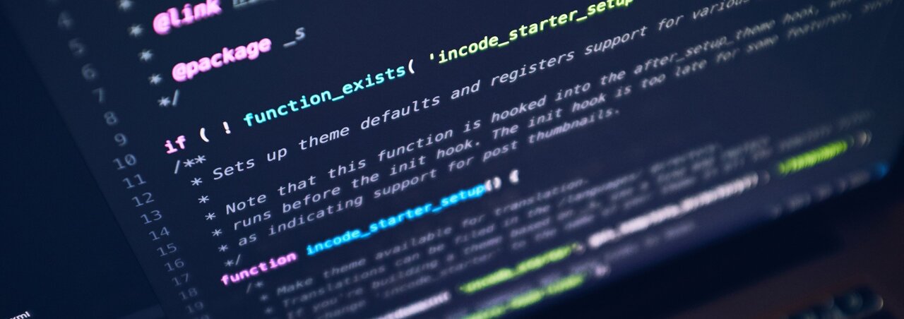 Picture of software code
